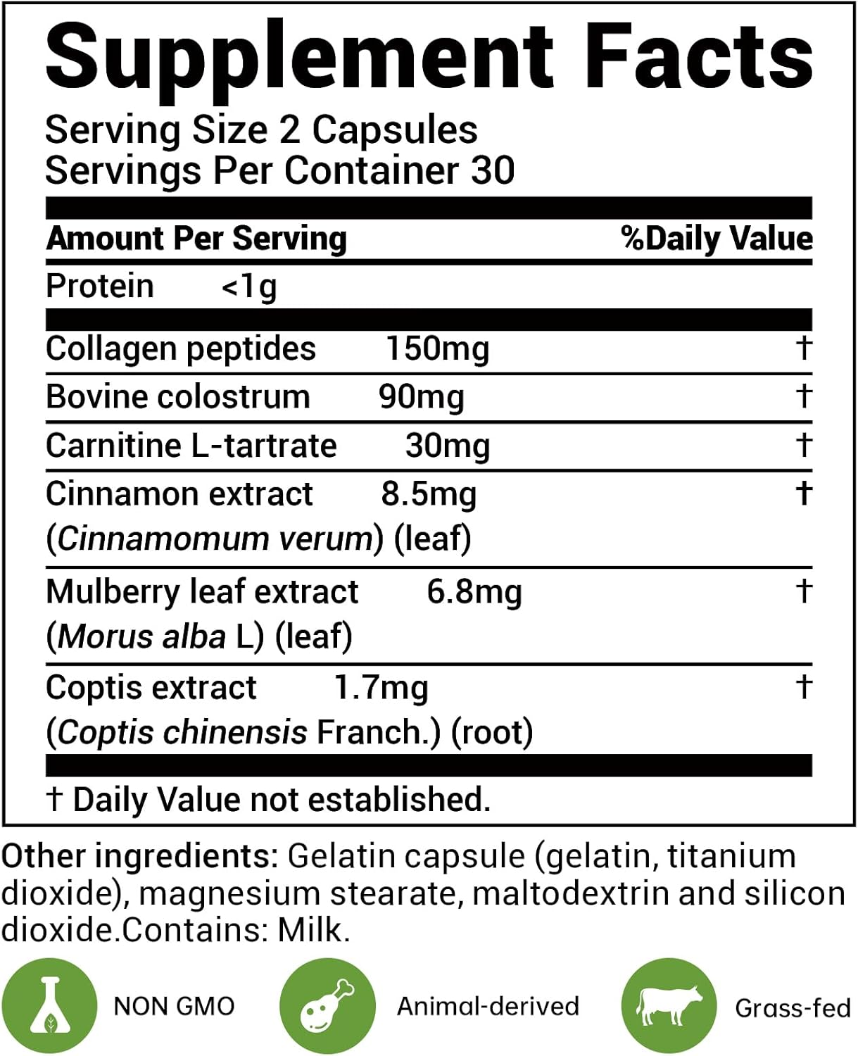 Multi Collagen Complex | 5 Types (I, II, III, V, X) | Skin, Joints, Gut & Hair | 240 Capsules