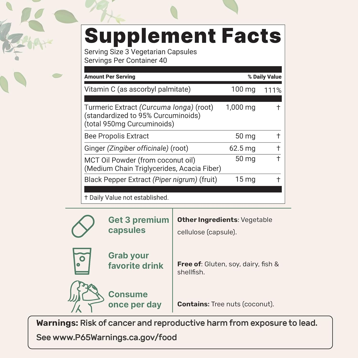Curcumin Capsules (AT-014)