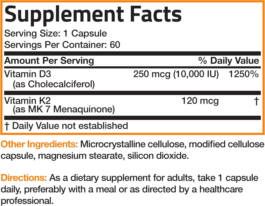 D3+K2 Capsules (AT-013)