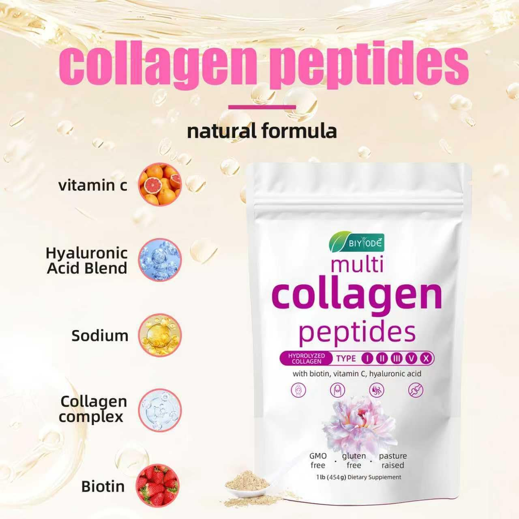 Multi Collagen Peptides Powder 1lb
