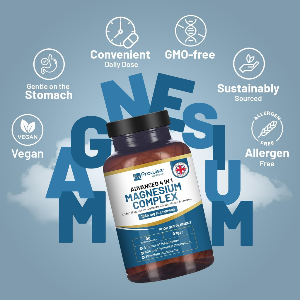 Magnesium Glycinate 400mg | TRAACS Bisglycinate for Sleep, NAD+ Methylation & Vitamin D Activation