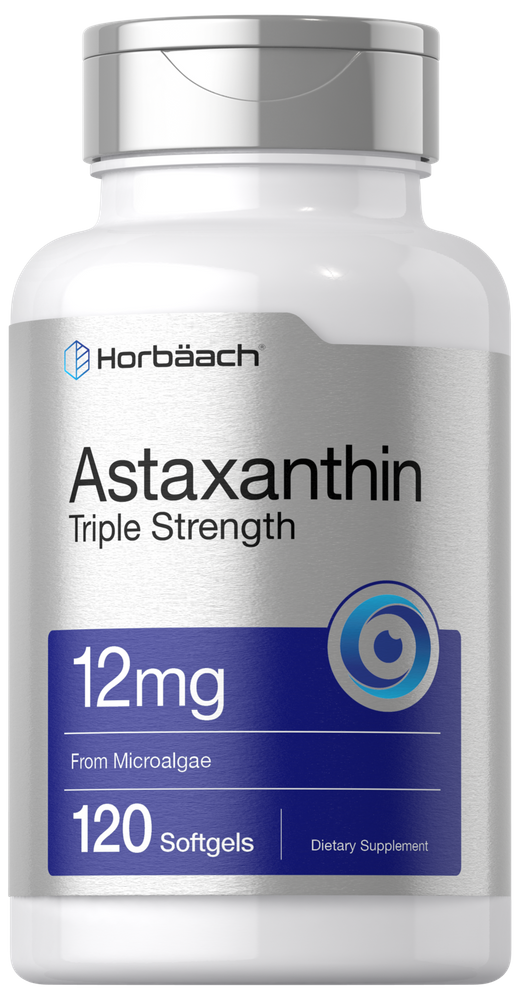 Astaxanthin 12mg | 120 Softgels | Antioxidant & Skin Support