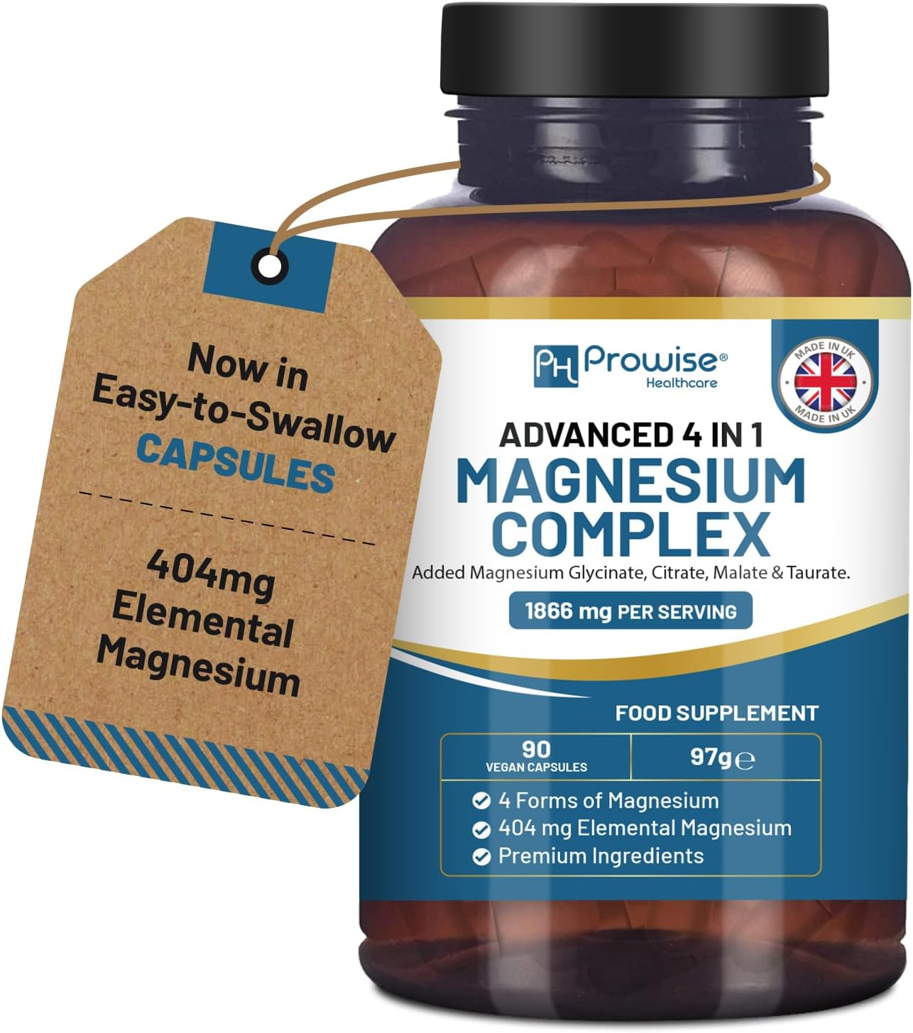 Magnesium Glycinate 400mg | TRAACS Bisglycinate for Sleep, NAD+ Methylation & Vitamin D Activation