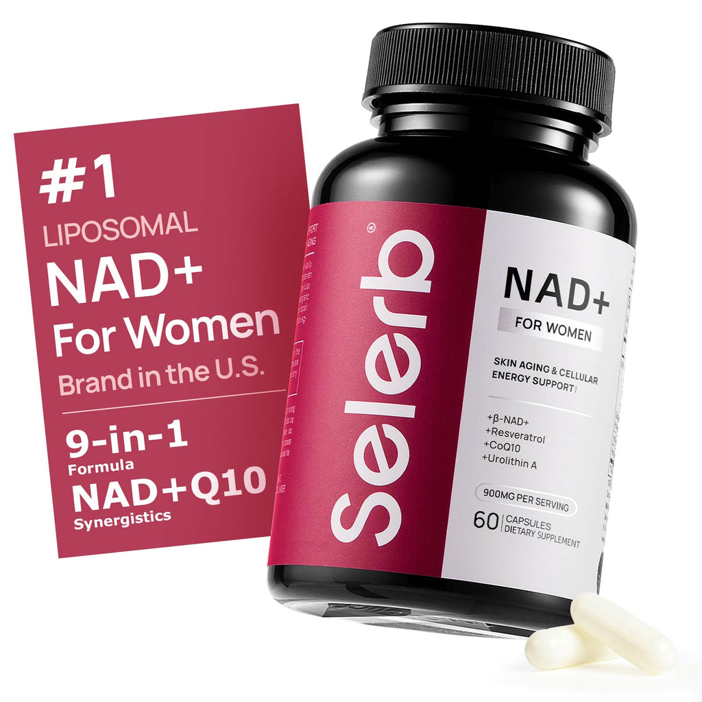 Selerb NAD+ for Women — #1 Liposomal NAD+ Brand in the U.S., 9-in-1 NAD+ + CoQ10 Synergistic Formula