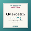 Quercetin 500mg — senolytic flavonoid and natural antihistamine (60 capsules) | True Health Protocol